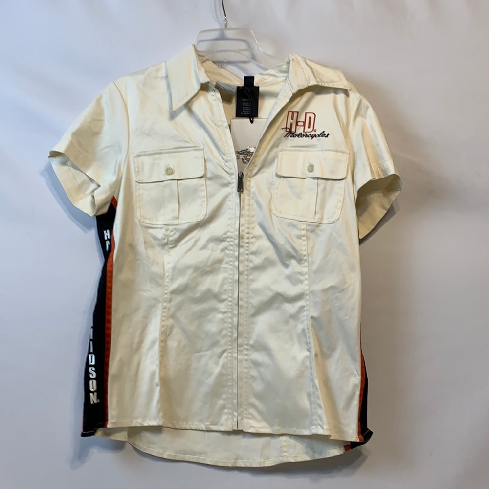 Harley-Davidson Zip up Mechanic Top Large